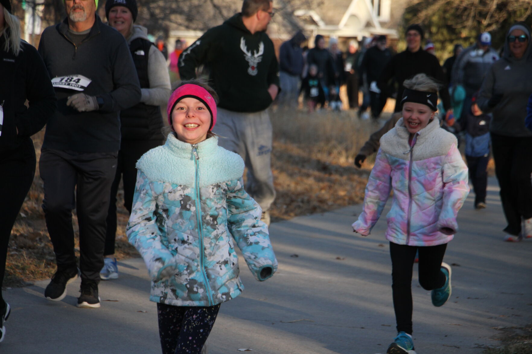Turkey trotters gobble their way down trail